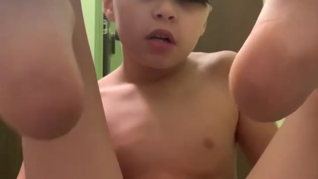 boy jerking off